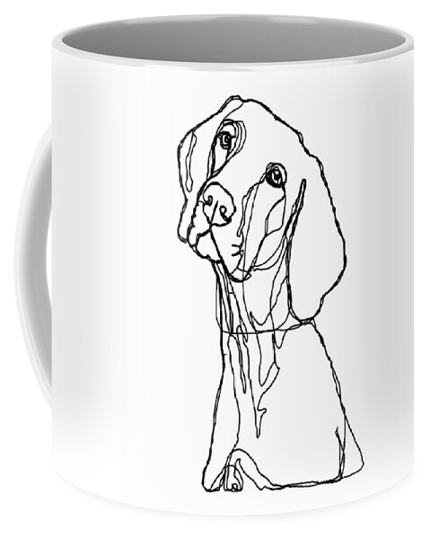 Set of 2 Logo Contour Coffee Mug
